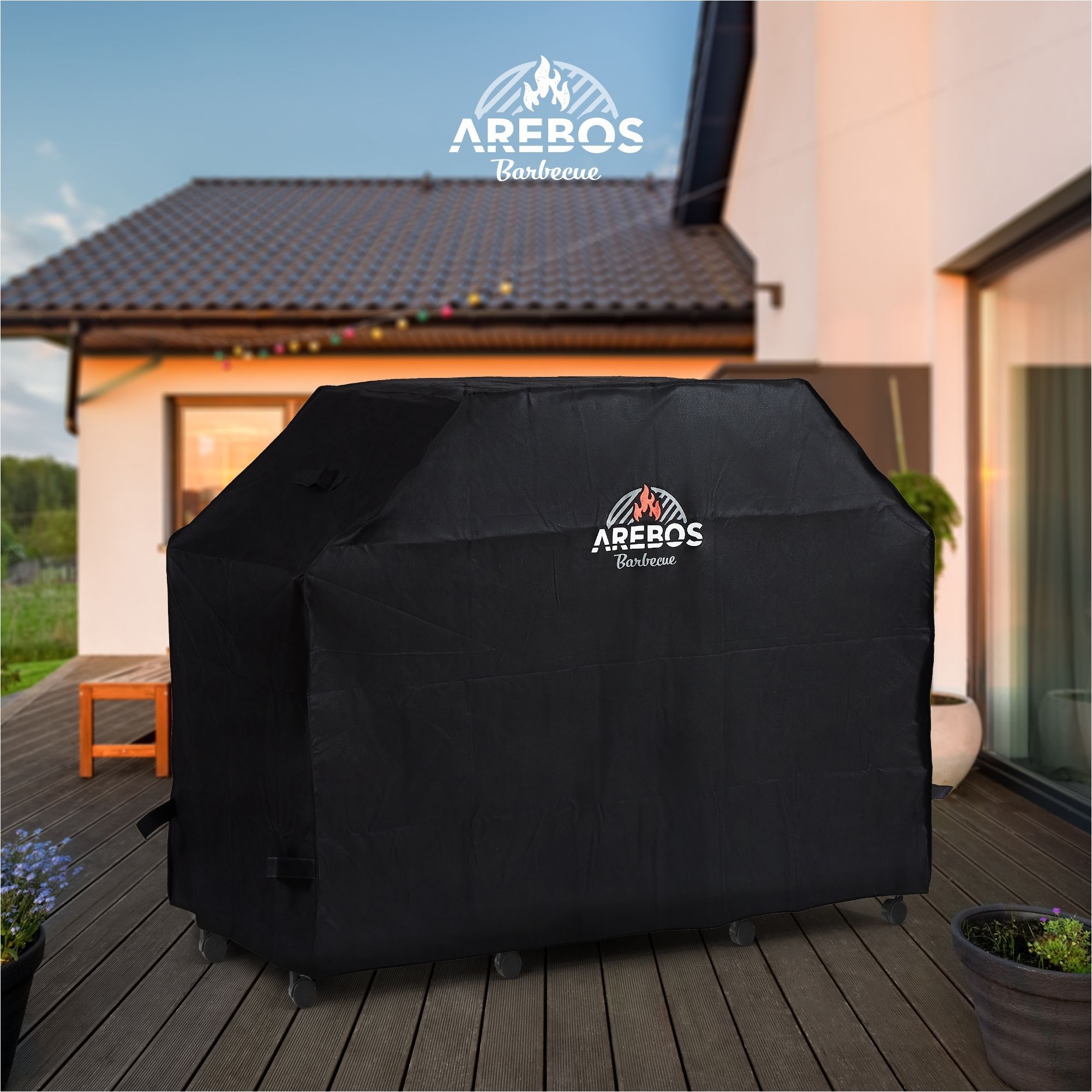 BBQ Grillhaube Abdeckung 152 x 71 x 112 cm