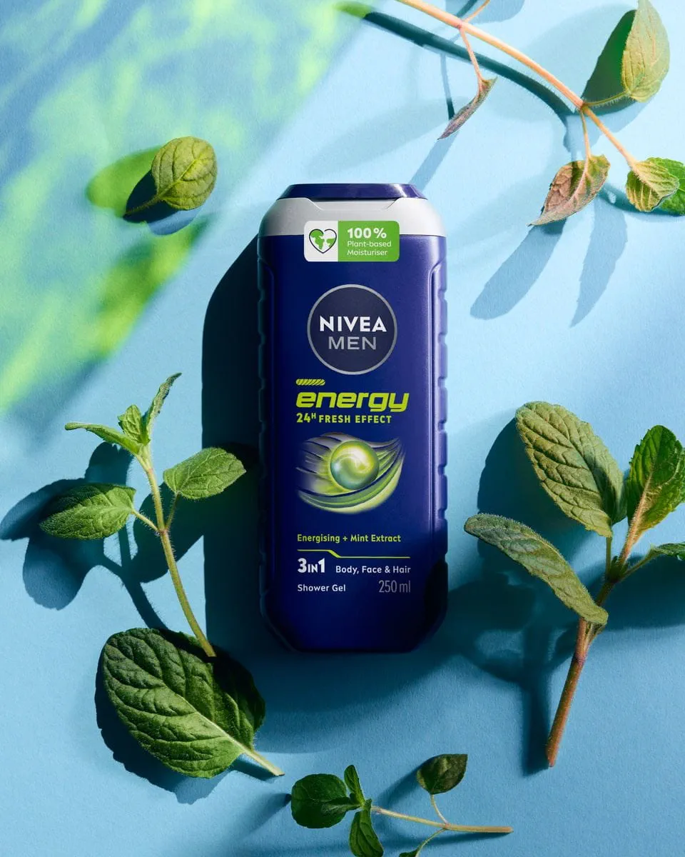 NIVEA MEN GEL DOUCHE 3 EN 1 HOMME ENERGY