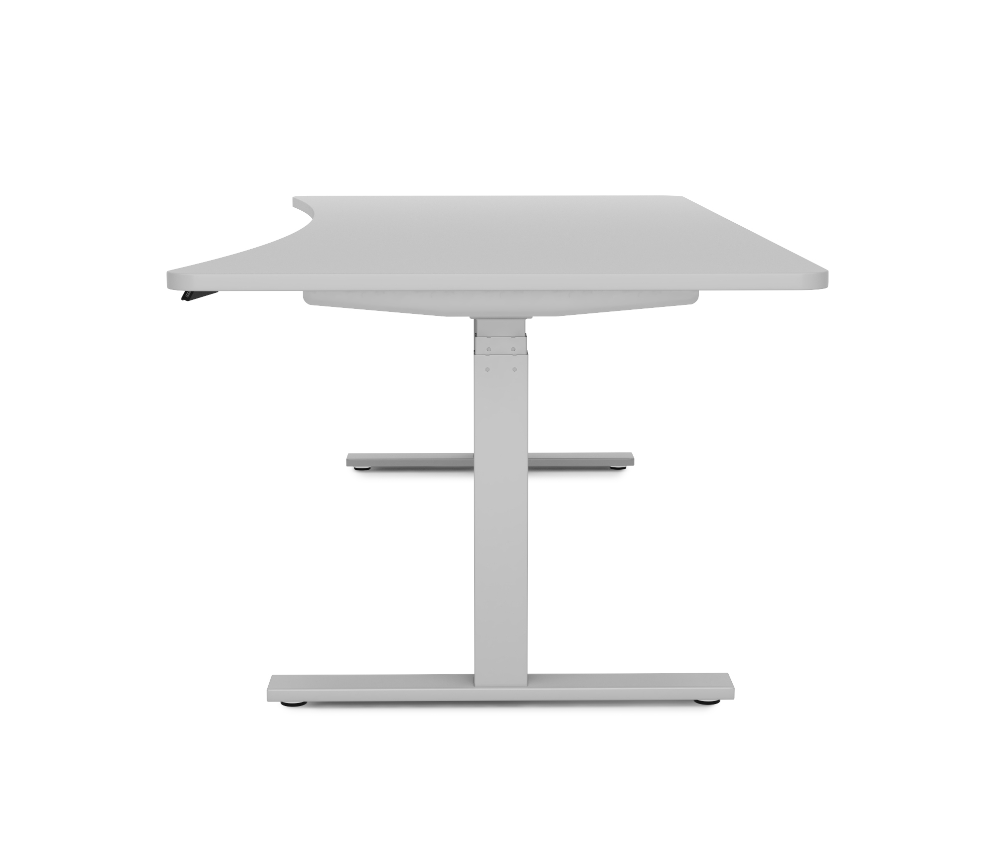 Stehpult elektrisch PREMIUM grau 200 x 92 cm
