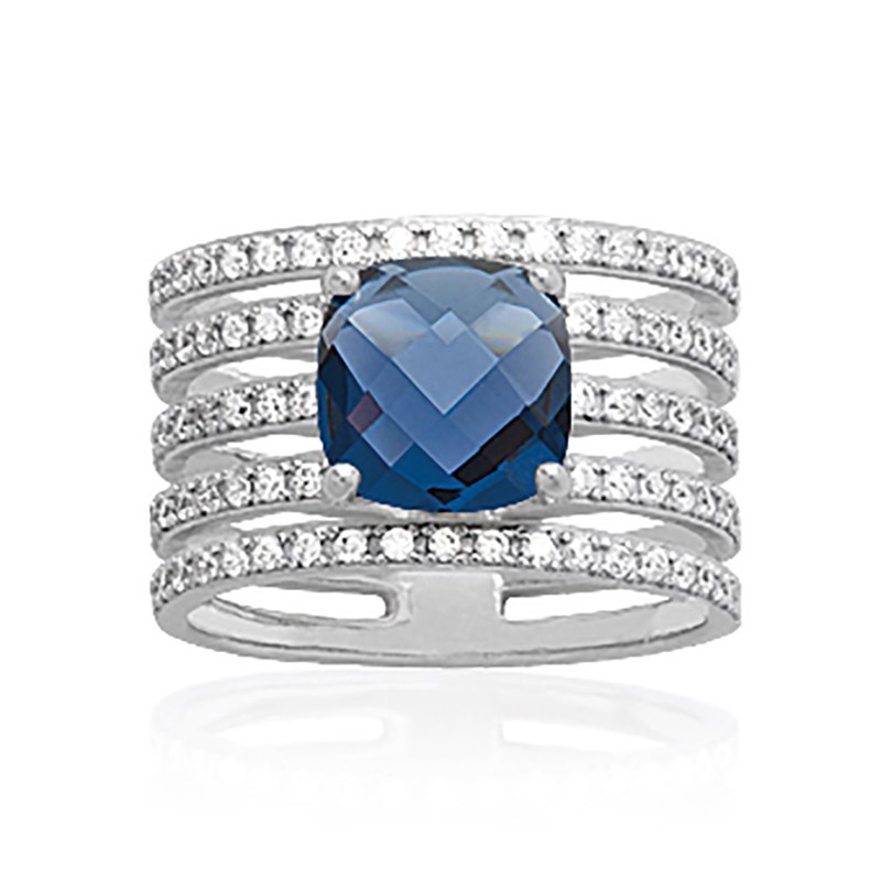 Bague Femme - Argent 925 - Oxyde de zirconium
