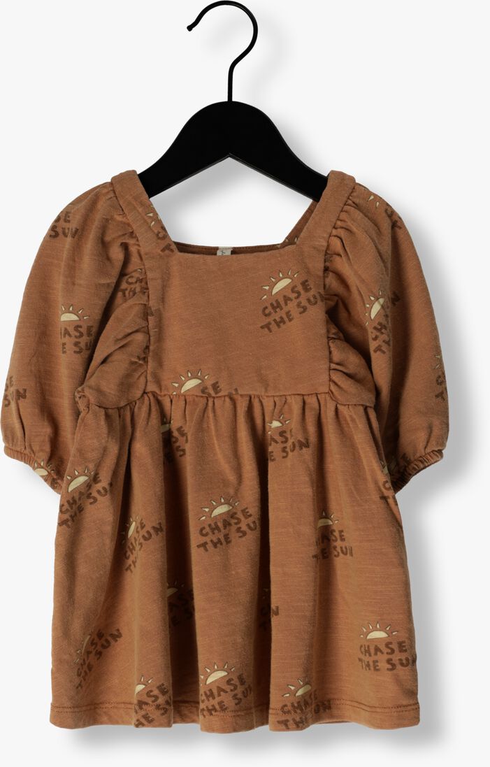 RYLEE + CRU camel rylee + cru mini jurk brea dress