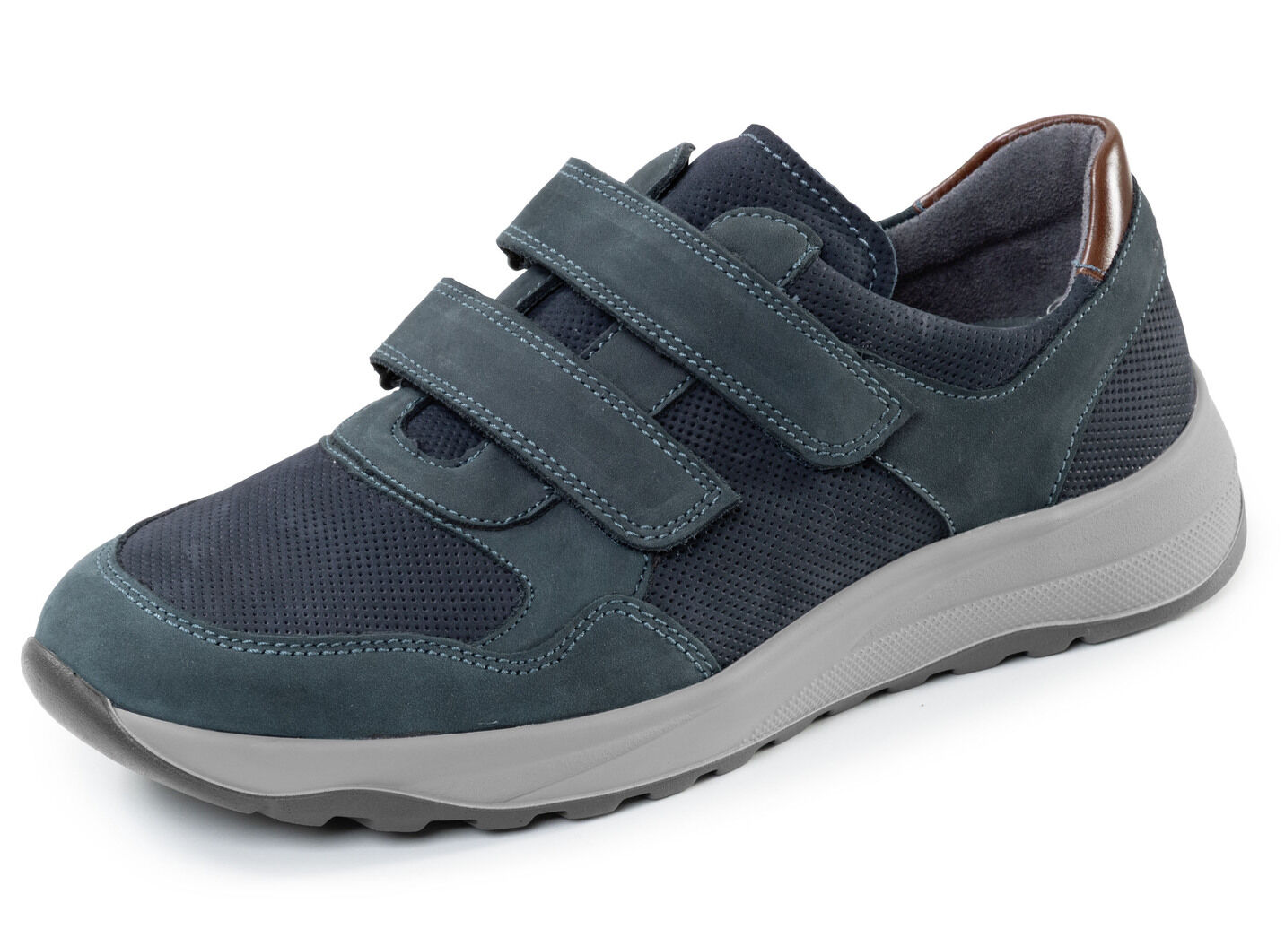 Waldläufer, bequeme Herren-Slipper, Weite K, mit herausnehmbarem Fussbett