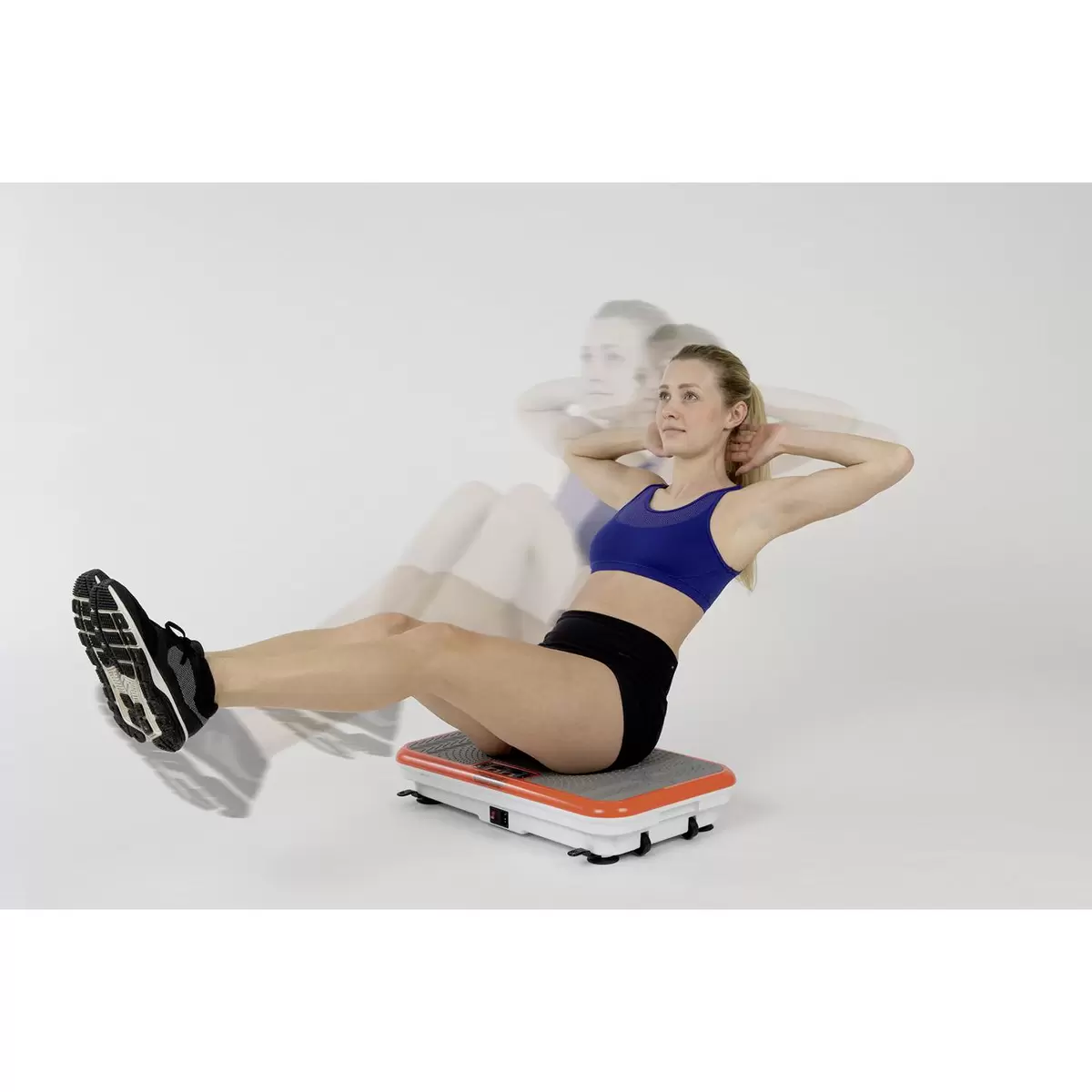 Vibrationsplatte Vibro Shaper weiss,hellgrau,orange