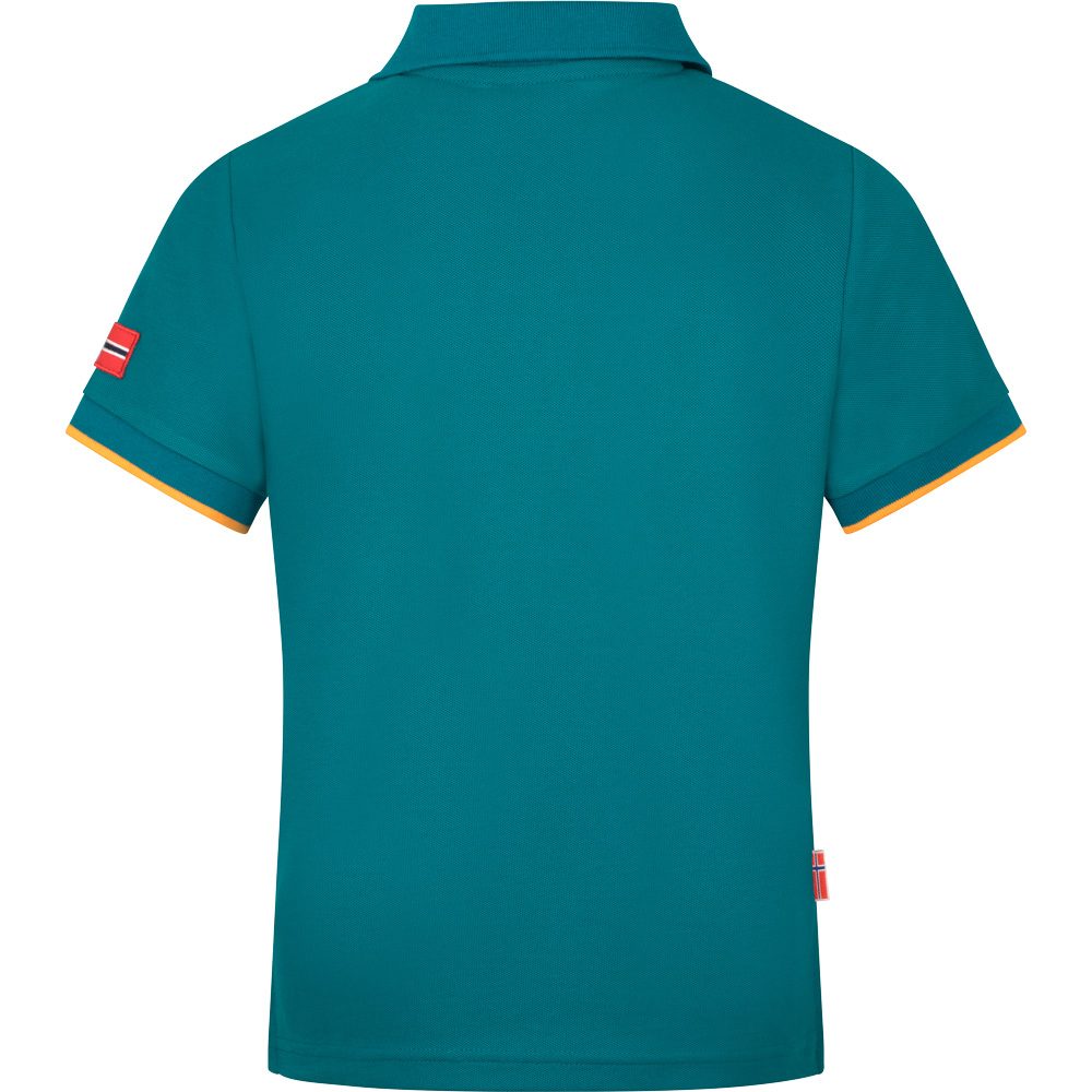 Trollkids Bergen Polo XT Shirt Kinder lagoon green