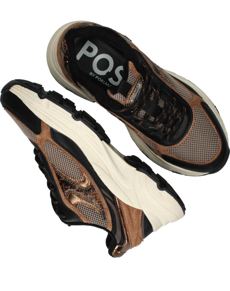 POSH by Poelman Sneakers Zwart Dames