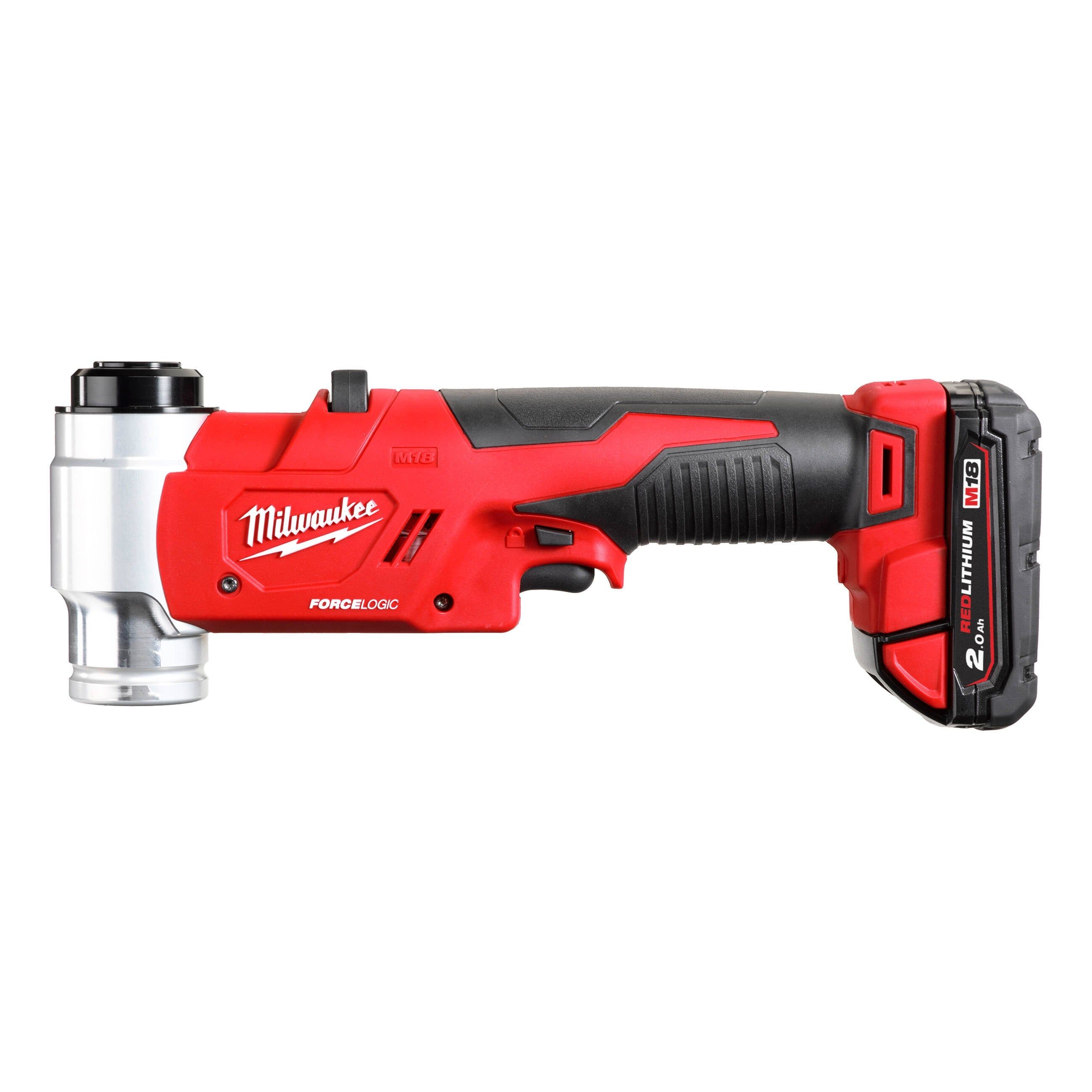 Milwaukee M18 HKP-201C Accu Hydraulische Ponsmachine FORCE LOGIC™ 18V 2.0Ah in koffer - 4933451202