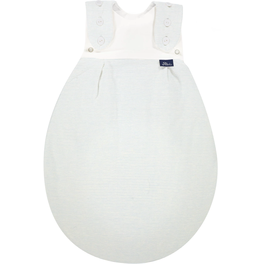 Alvi® Frühchenschlafsack Außensack SuperSoft bleu Stripe 44 cm