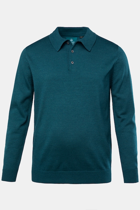 Boston Park Strick-Poloshirt, Langarm, bis 84/86