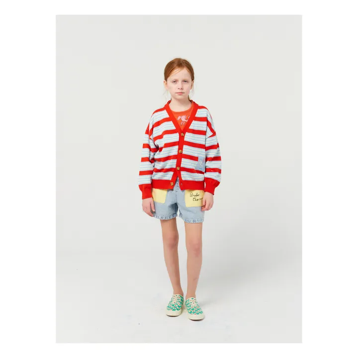 Bobo Choses Exclusivité Bobo Choses x Smallable - Cardigan Coton Bio Rayé | Bleu