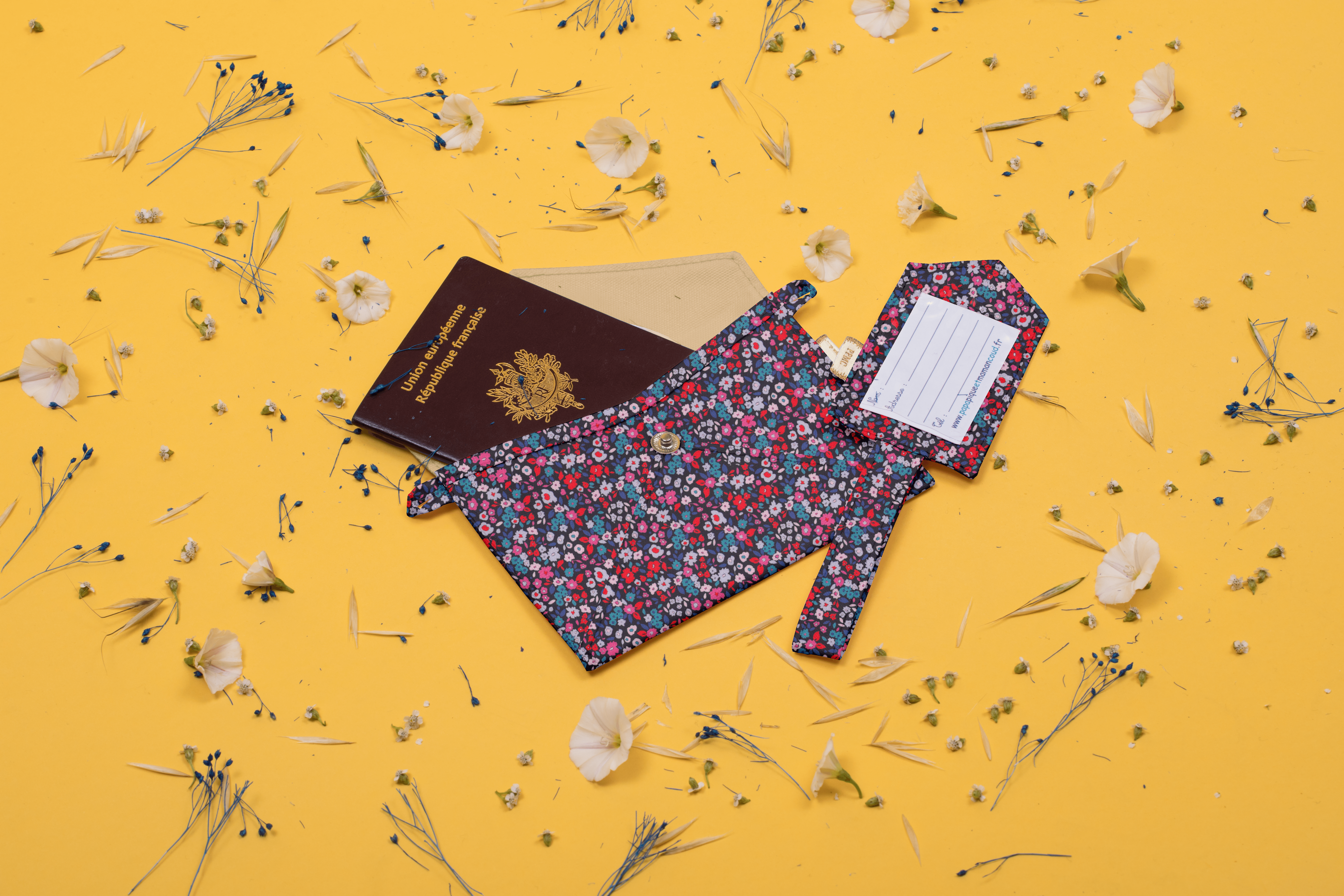 Petite Pochette Enveloppe Romance Fleurie