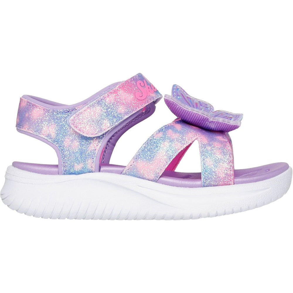 Køb Skechers Purple S Lights - Jumpsters Sandal – Butterfly Brights