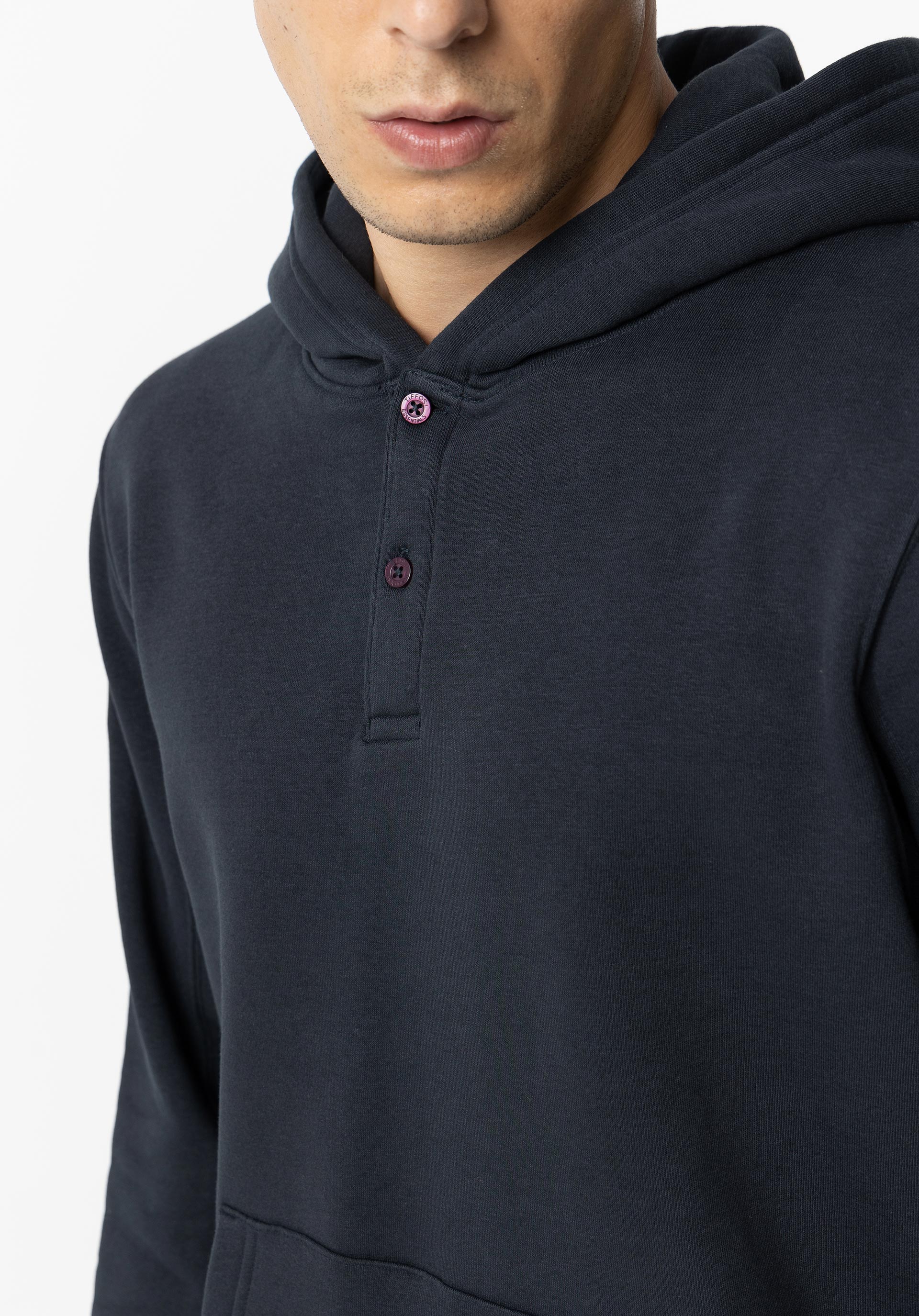 Hoodie com Botões
