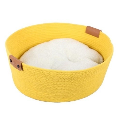 Ebi três camas amarelas para gatos