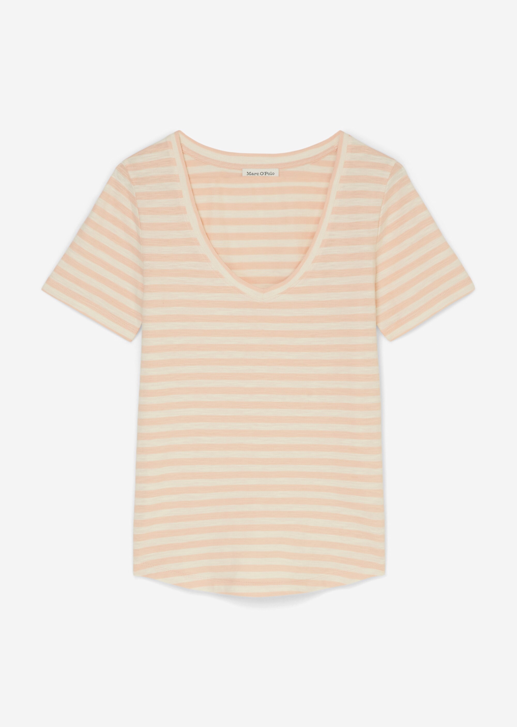 Ringel-T-Shirt regular aus Organic Cotton Slub Jersey