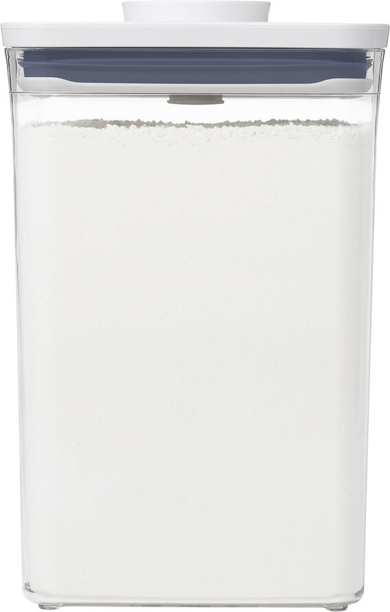 OXO OXO POP container, stor kvadrat, 4,2 l. Transparent
