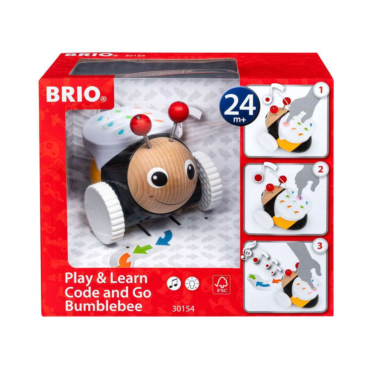 BRIO Spiel Code & Go Programmierbare Hummel