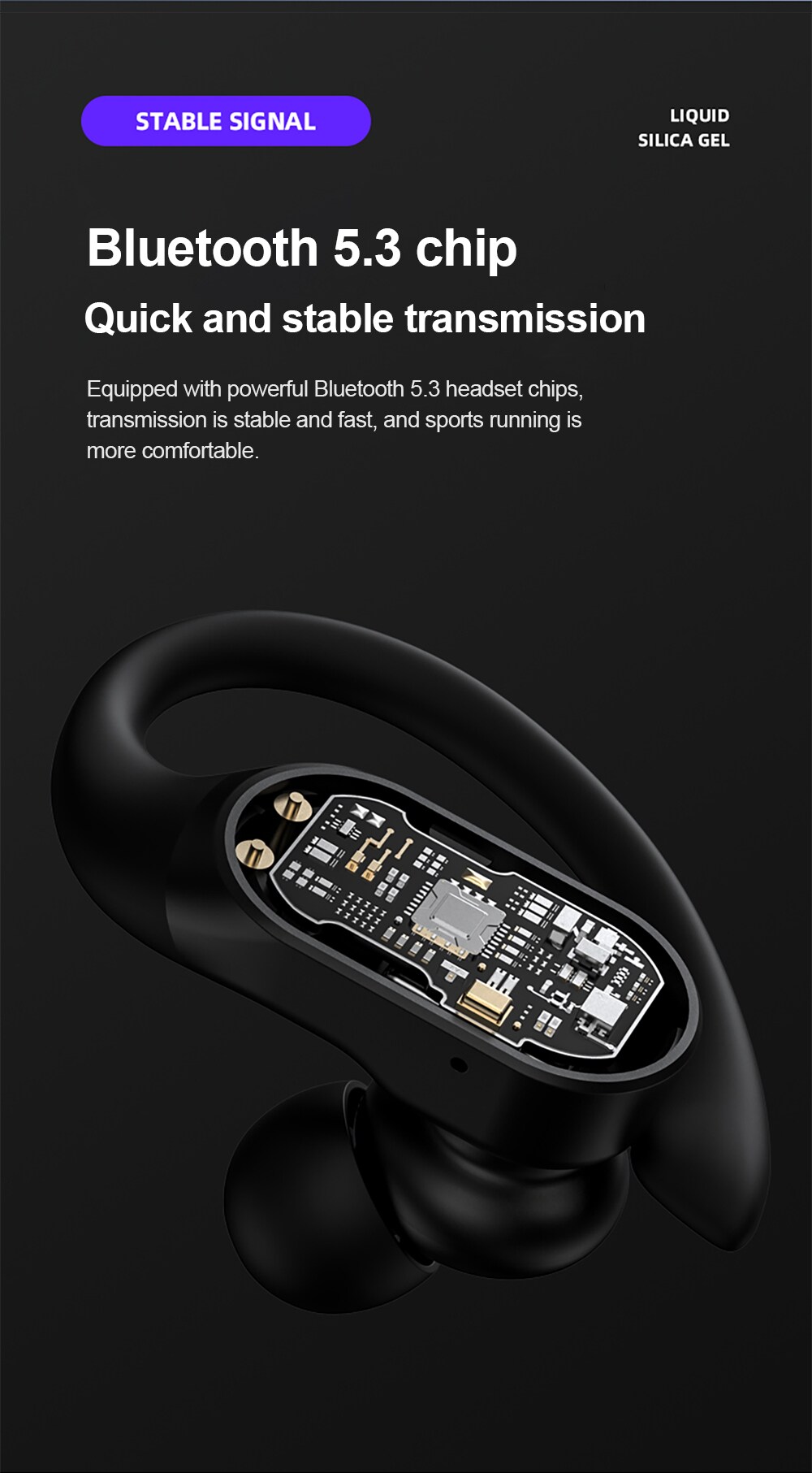 Lenovo LP75 Bluetooth-Kopfhörer Schwarz