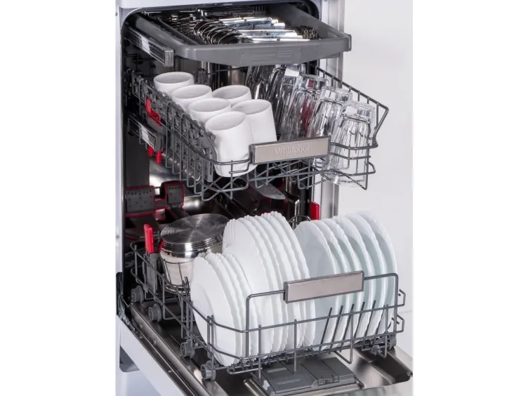WHIRLPOOL WSFO3O34PF - Opvaskemaskine - Sort