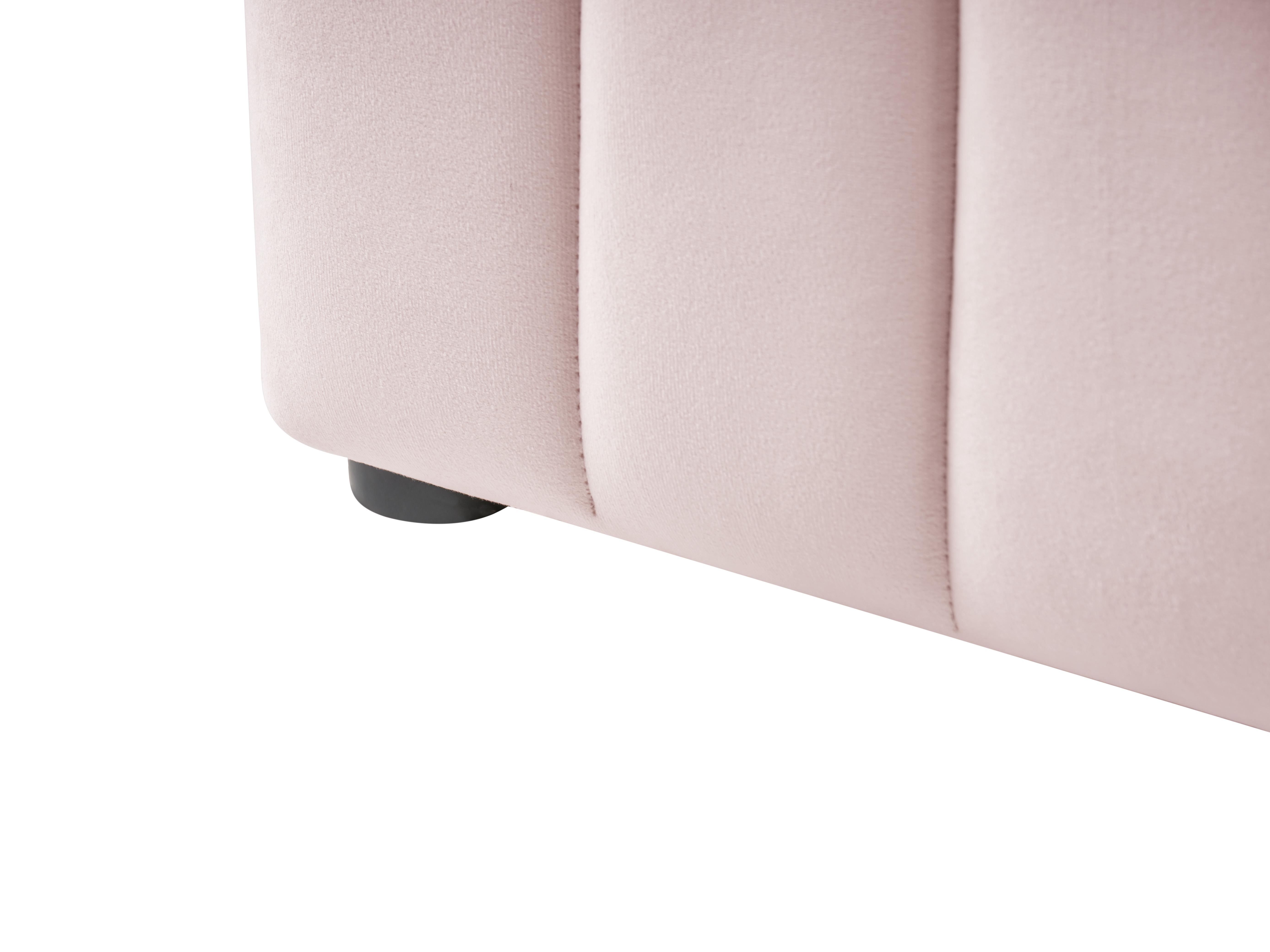 Bed met opbergruimte LUNAN 180 x 200 cm Pastelroze