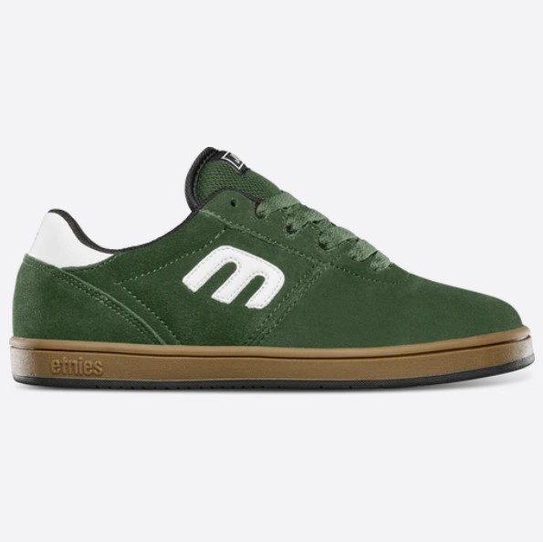 Etnies Kids Josl1n Green White Gum 2 US / 33.5 EU