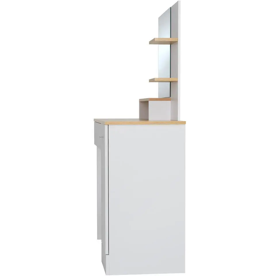 tectake Makeup-tafel Zoe , Wit/beuken
