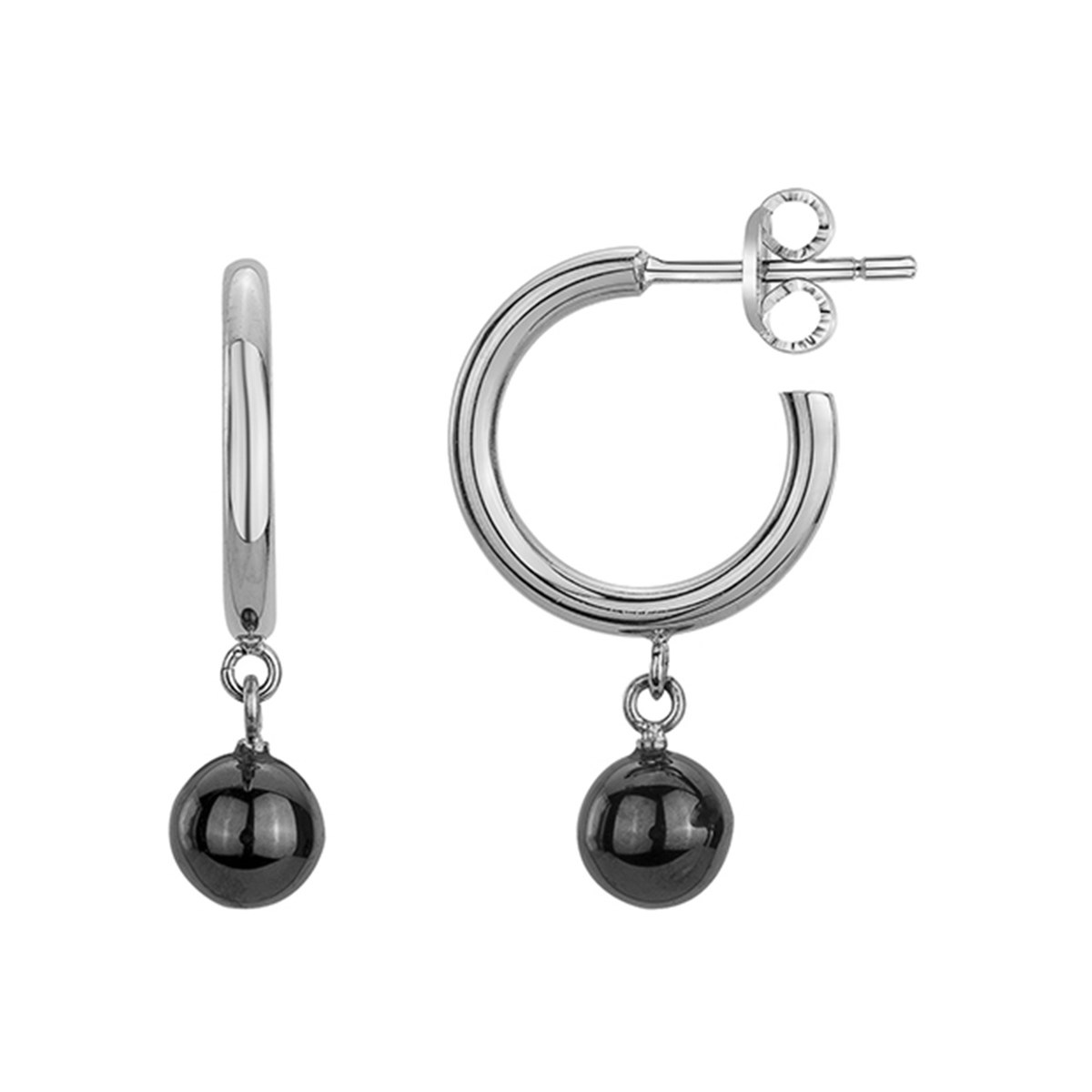 Boucles d'oreilles en Acier