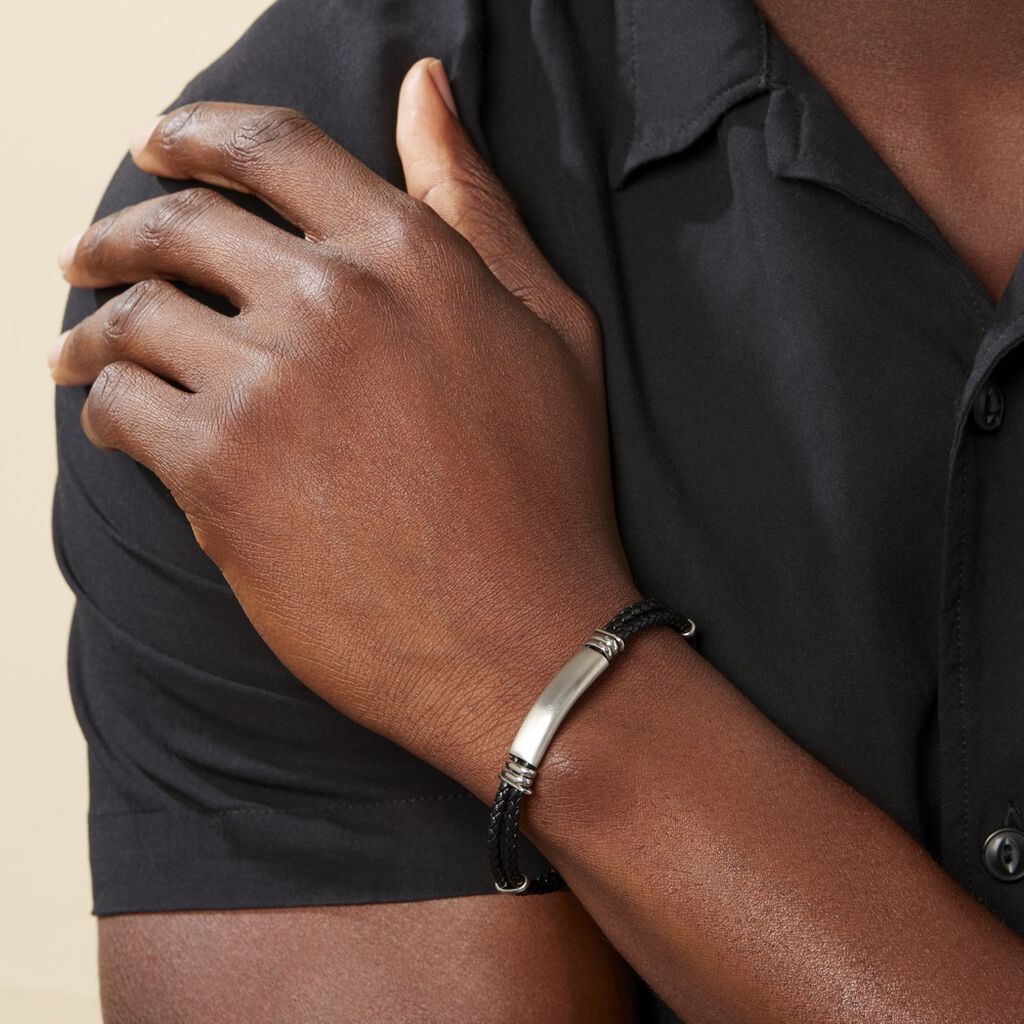 Bracelet Gaetan Acier Blanc
