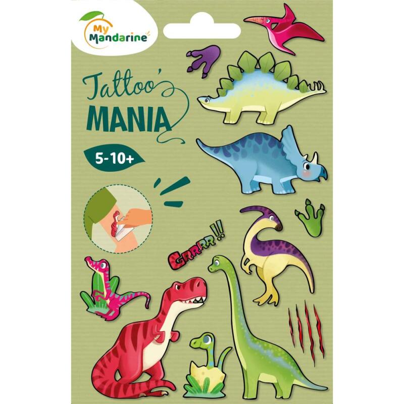 Tattoo Mania, Dinosaures - Multicolore