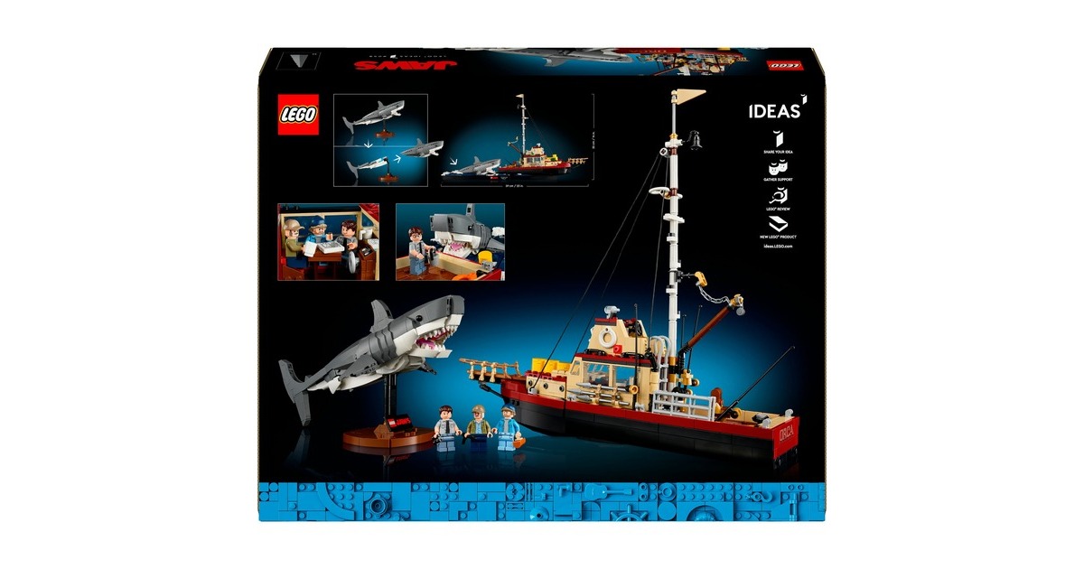 LEGOIdeas - Jaws Constructiespeelgoed  (21350)