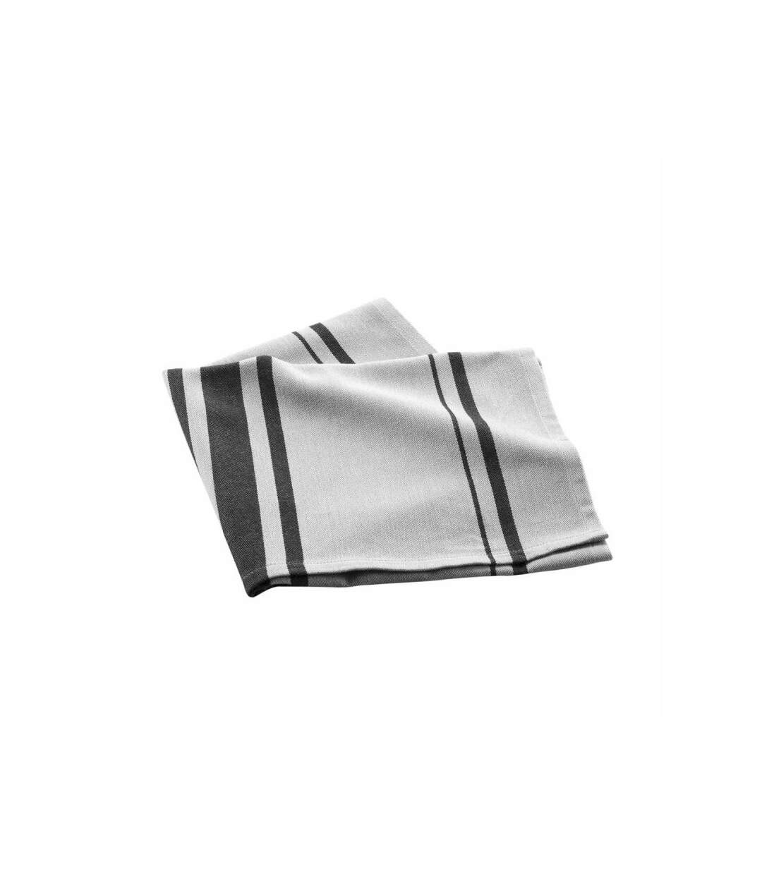 Torchon en Coton Tissé Comptoir 50x70cm Gris
