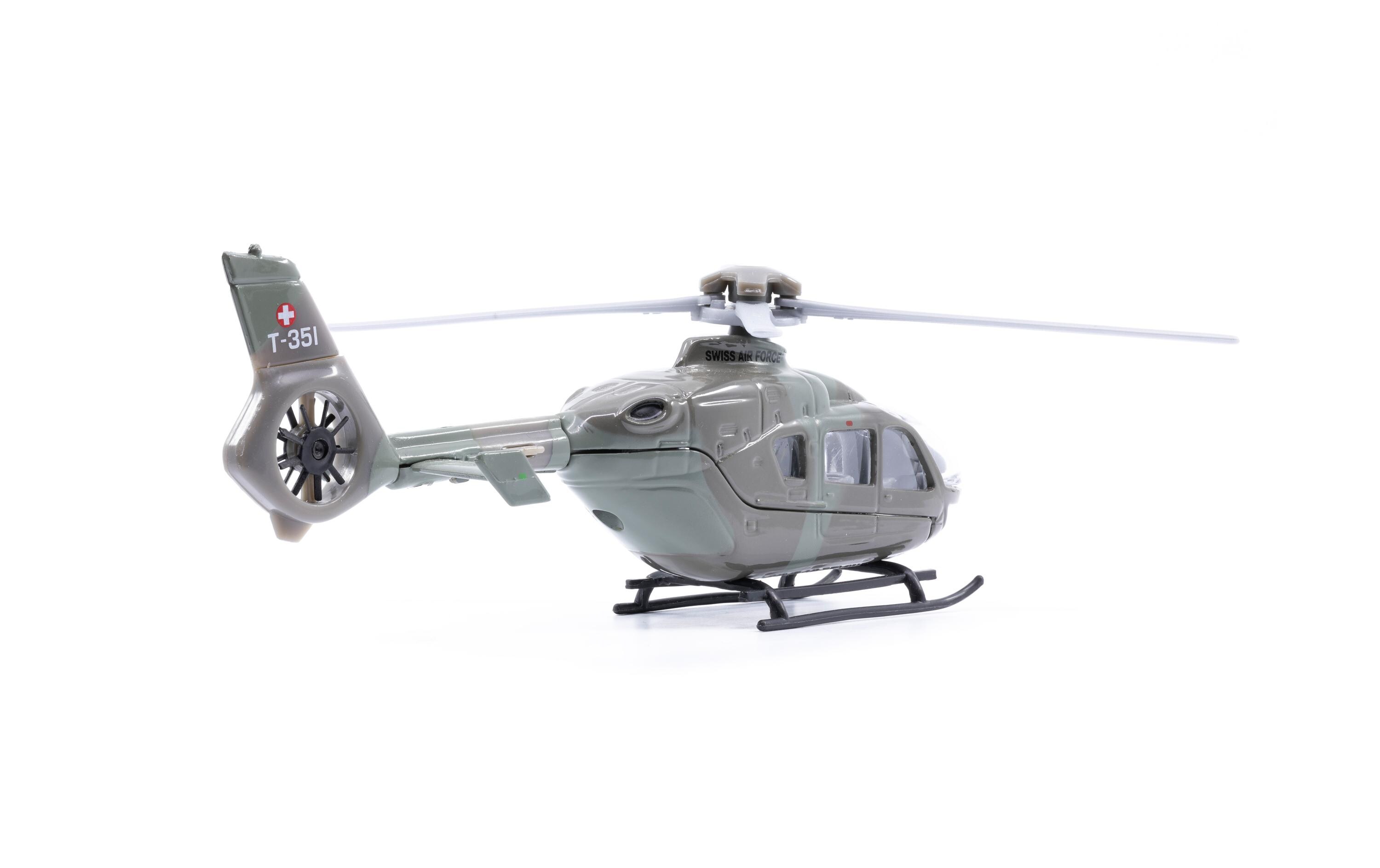 Toy EC-635 Swiss Air Force Heli 1:72Miniatur EC Helikoptermodell