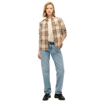 Chemise à manches longues femme Lumberjack Check Flannel SUPERDRY