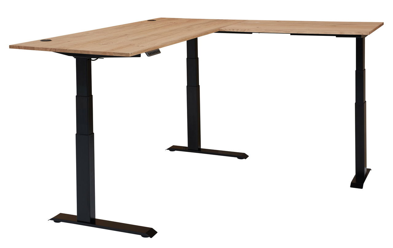 Linea Natura E-Eckschreibtisch Furnier SONOS