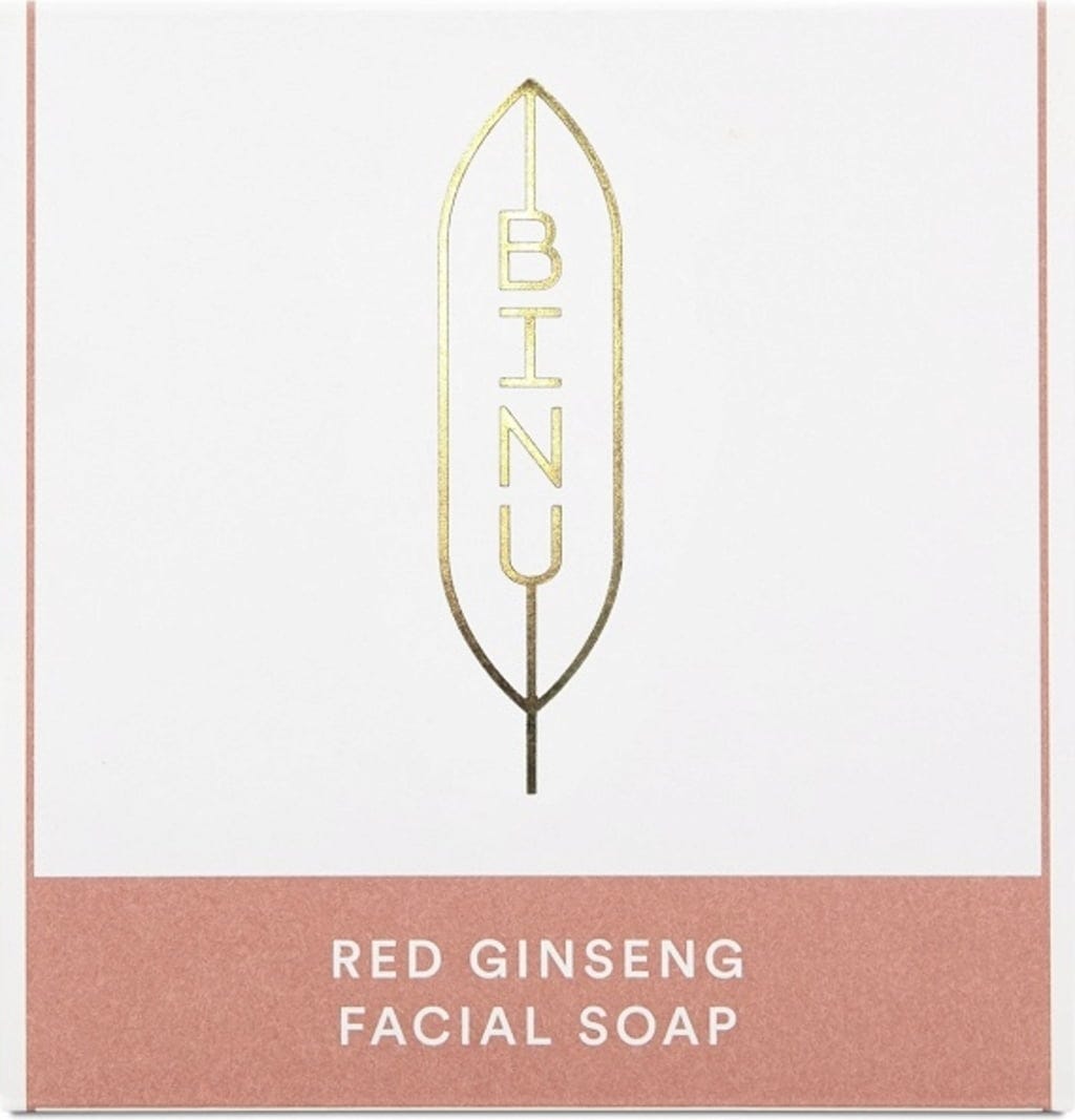 BINU  Red Ginseng Facial Soap, 100 g