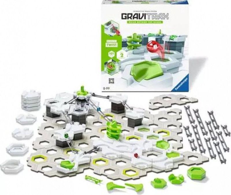 Ravensburger - Gravitrax - Startset Twist - 101 Stuks - Knikkerbaan - Creatief Constructiespel