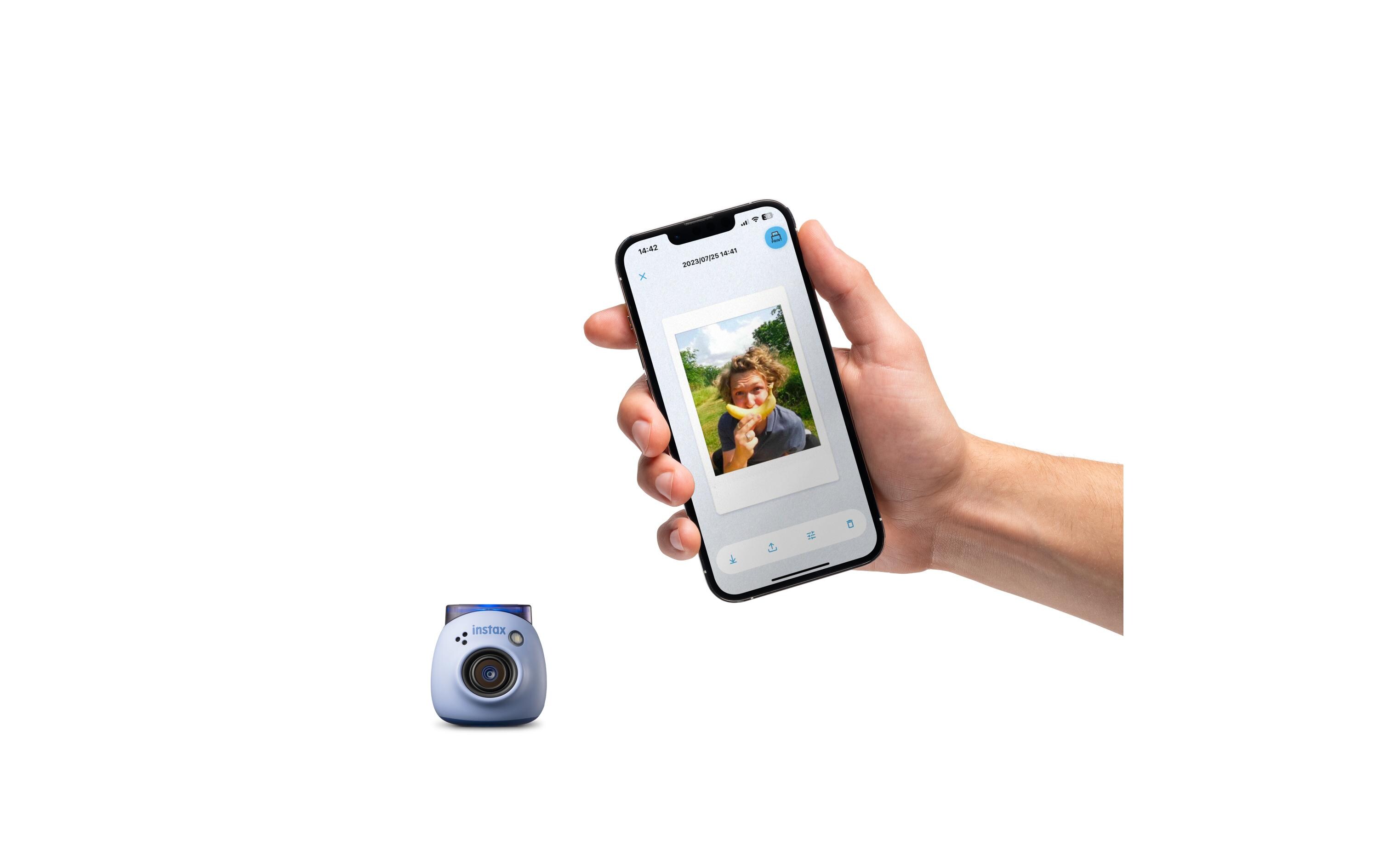 Fotokamera Instax Pal BlauDamit sich kleine Momente gross fühlen