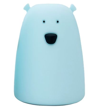 Rabbit & Friends Lampe - 11x17 cm - Großer Bär - Blau