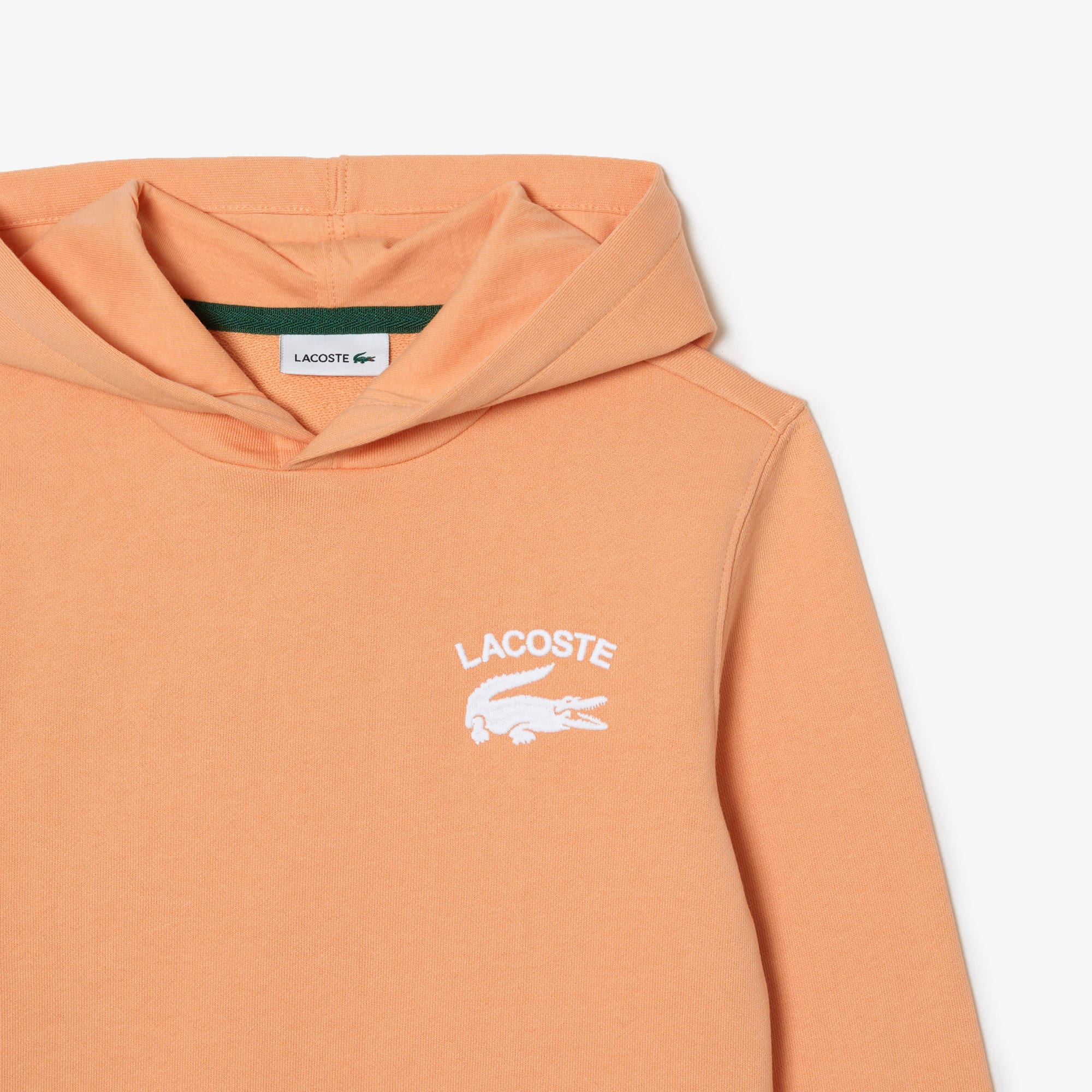 Sweatshirt à capuche garçon Lacoste avec imprimés Pullovers & Sweatshirts - Orange - Lacoste - Garçon