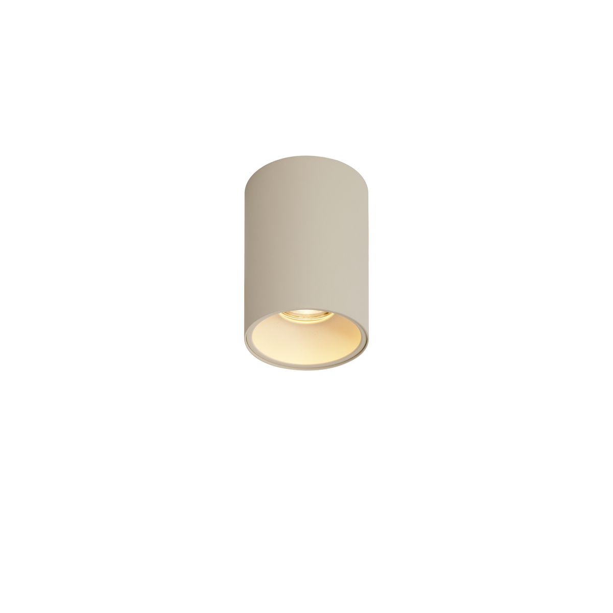 Moderne opbouwspot beige GU10 50mm rond - Deep