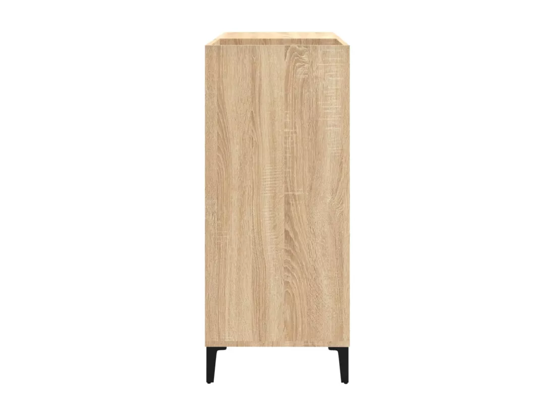 Armoire à disques chêne sonoma 84,5x38x89 cm bois d'ingénierie