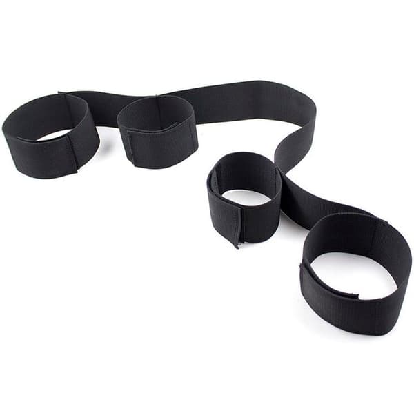 Ohmama Fetish - Spreader Soft Bar Full Nylon håndleddsbegrensninger