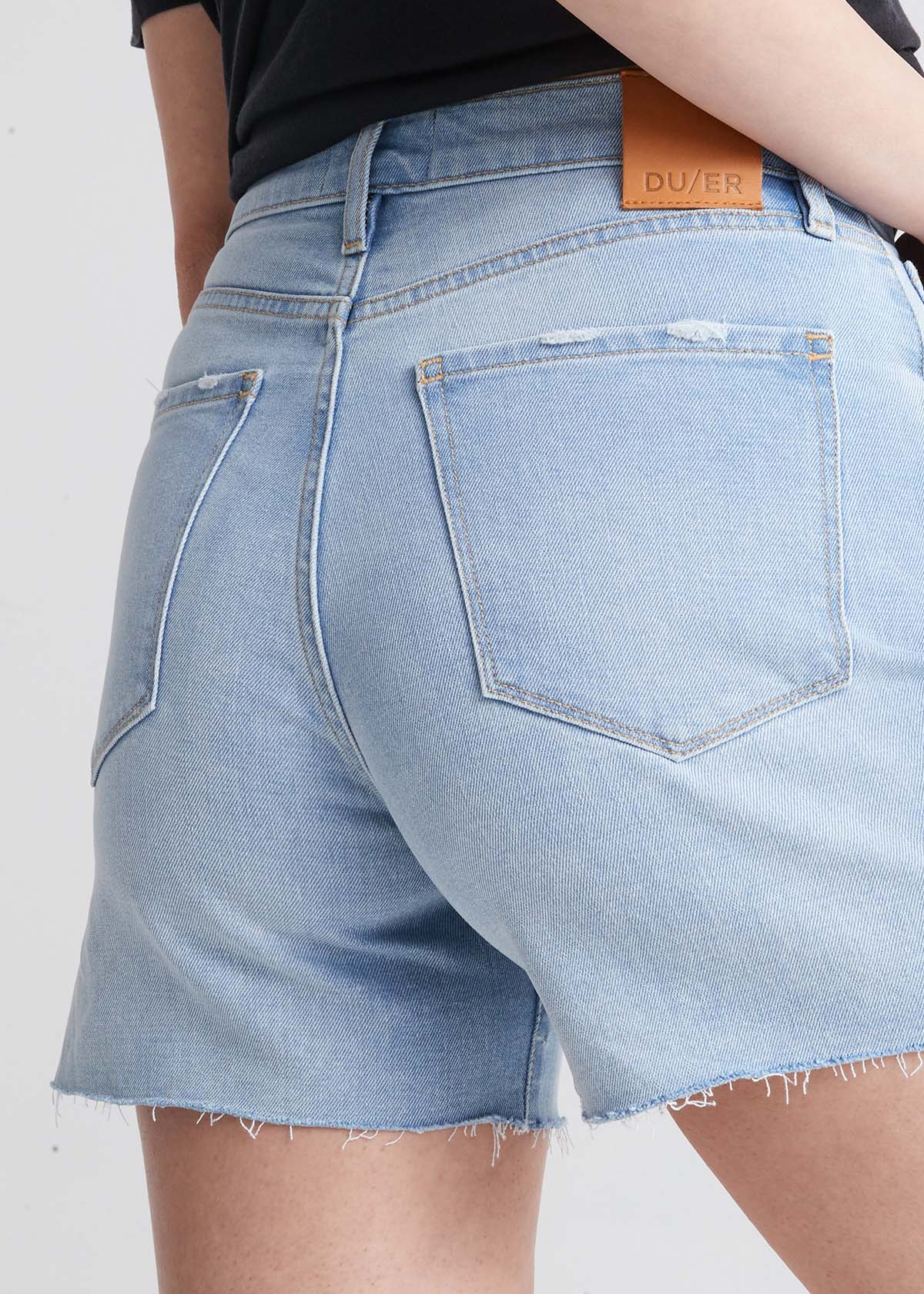 DU\/ER Midweight Denim High Rise Shor W's