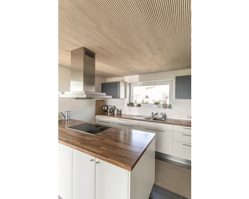 Akoestisch paneel LIGNO® wit geprepareerd, lamelbreedte: normaal 21 mm, 1455 x 300 x 25 mm