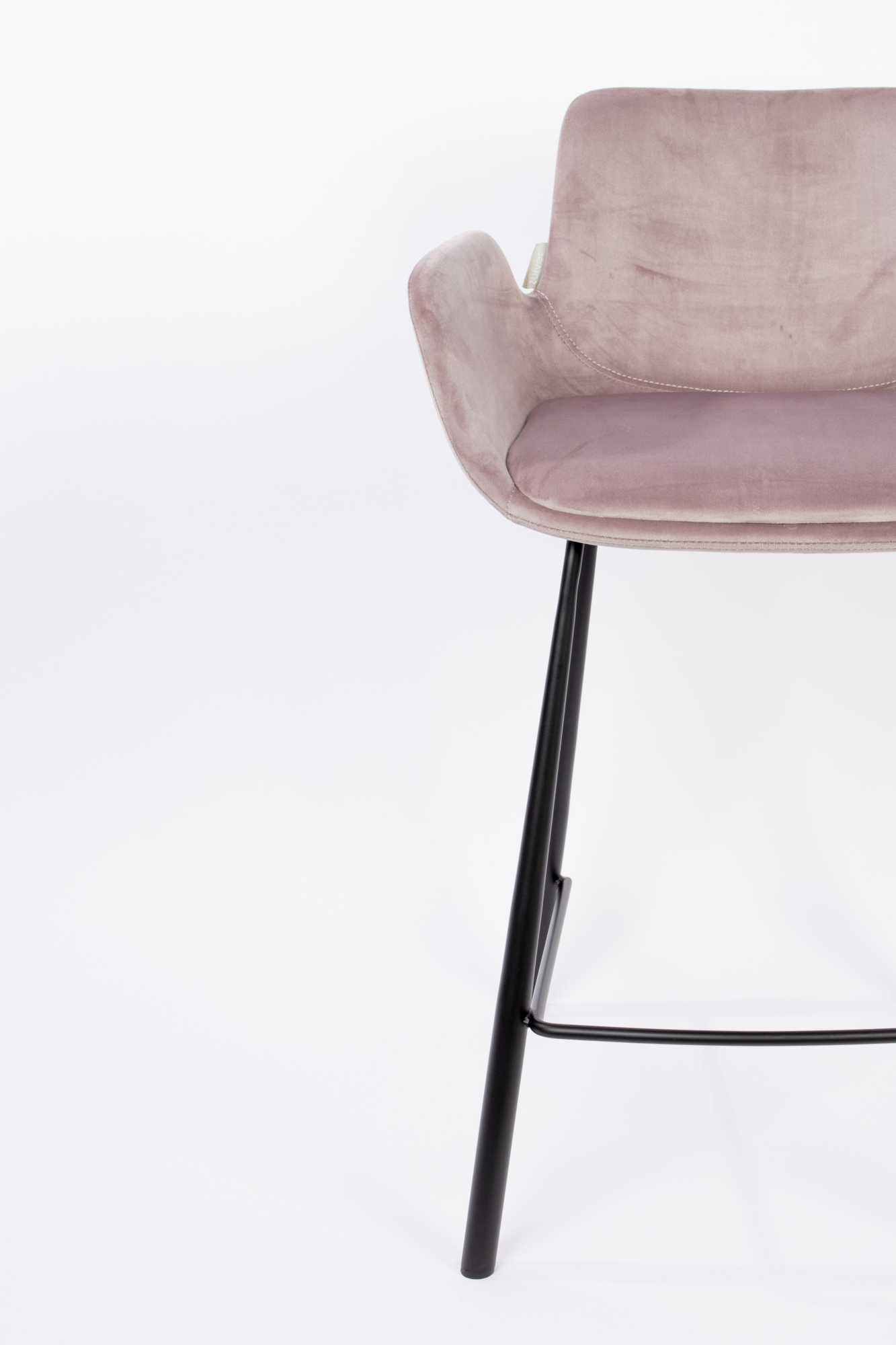 Zuiver Brit Barkruk Roze