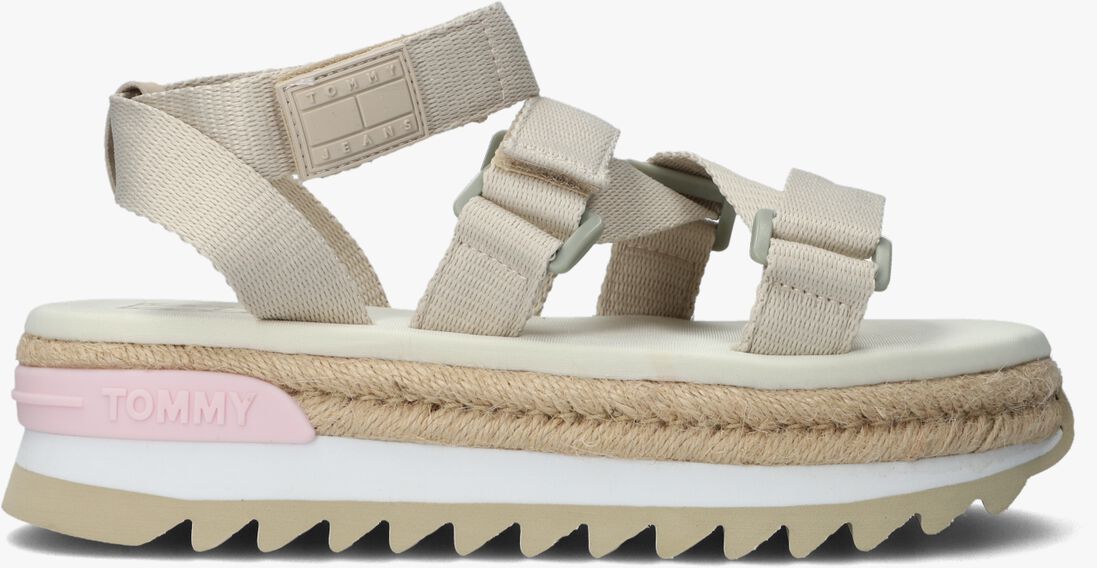 TOMMY JEANS beige tommy jeans sandalen tommy jeans rope cleated