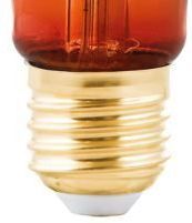 E27 Ledlamp - Koperkleurig - Dimbaar - Spiraalvormig - 4 Watt