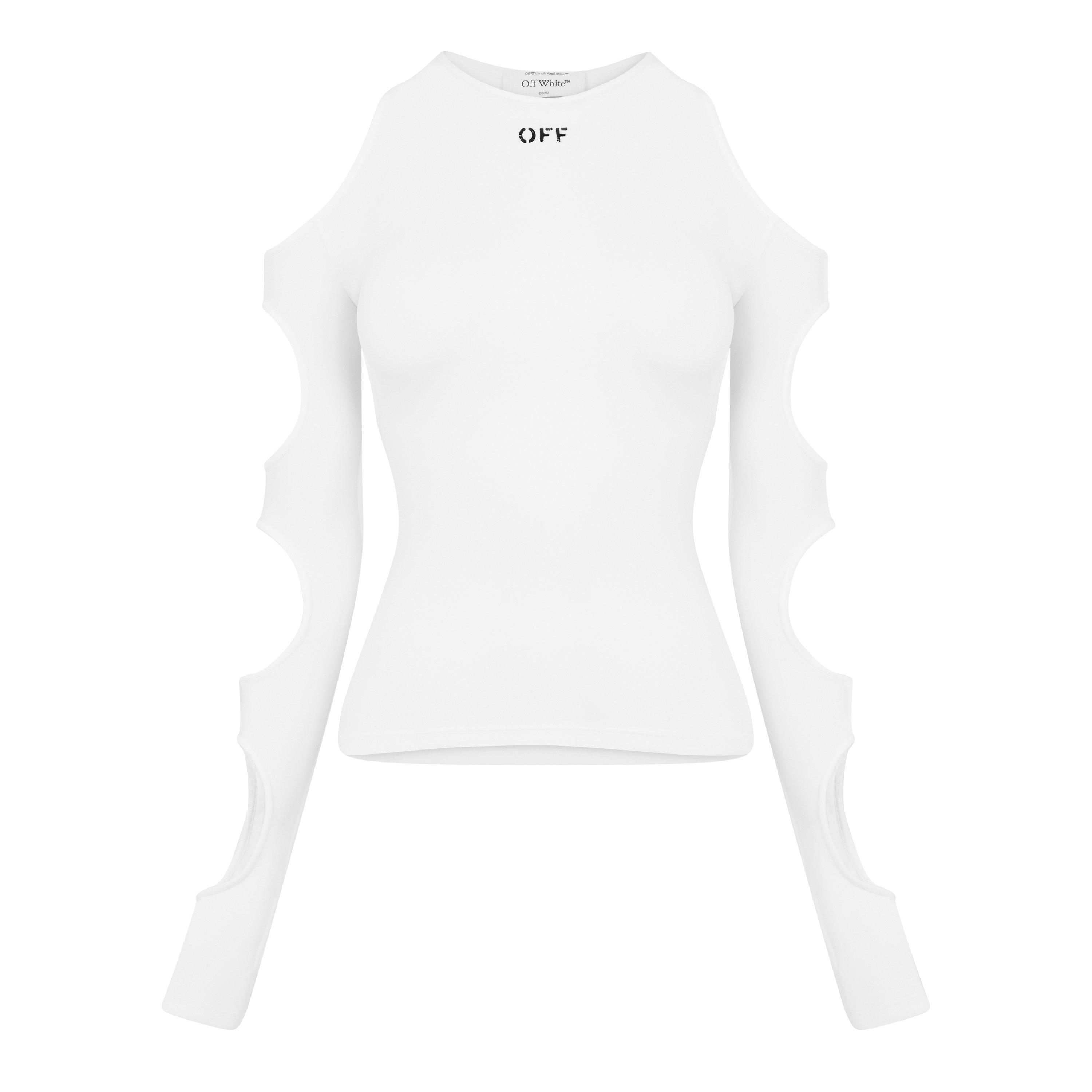 Off White Cut Out Top