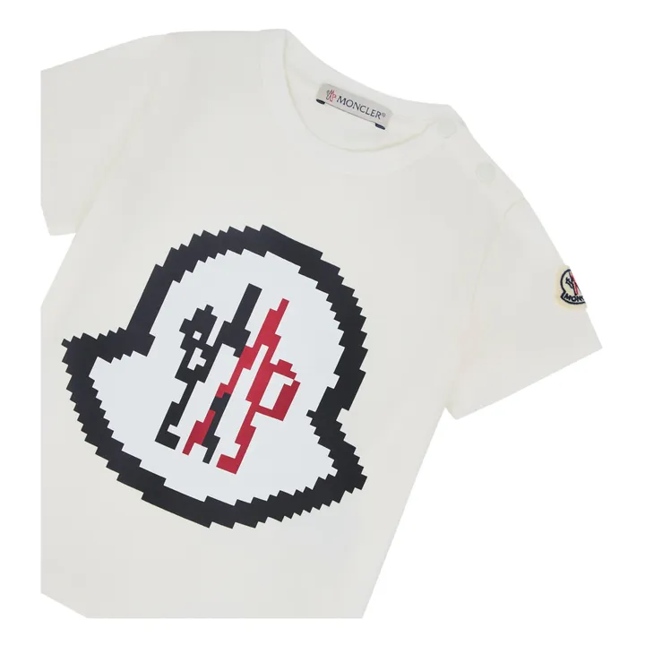 Moncler T-shirt Logo Monogramme | Blanc