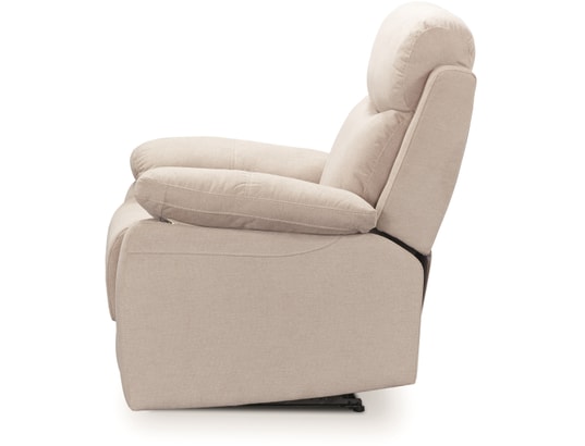 CONCEPT1 - Salon tissu Mallorca crème 3 places électrique + fauteuil elec