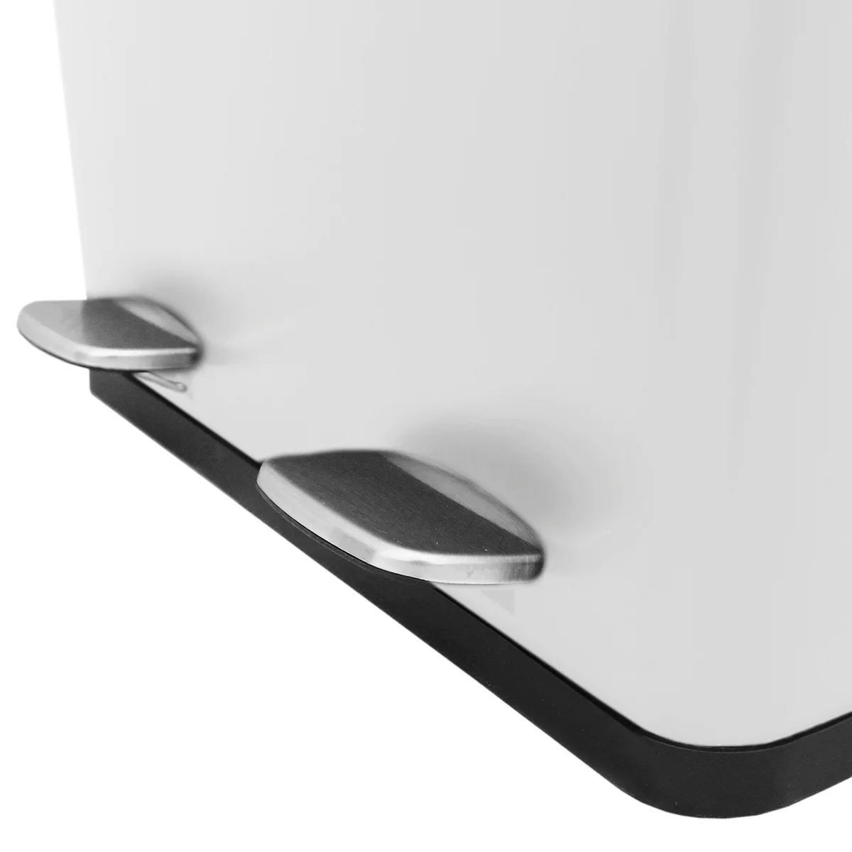 Poubelle de Recyclage 60L Double Blanche Kukoo